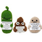 UTEMAN Mini Funny Cucumber  3 inch Knitted Potato Toy  Positive Gifts for New Year  Birthday Parties & Decoration (3Pcs)
