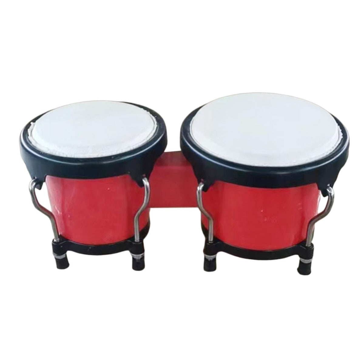 Ujeavette Drum Percussion Instruments Bongo Drum Set For Gifts Adults Beginners Red
