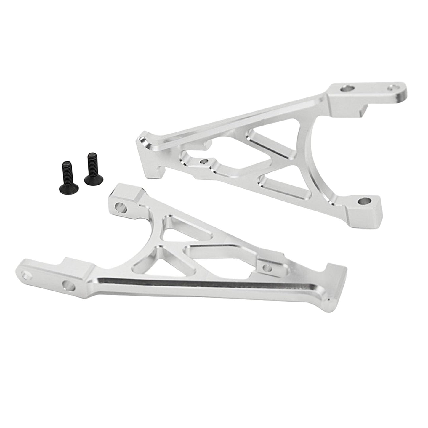 TOP SPEED RC WORLD Alloy Rear Shock Tower Set Silver for Hpi Rovan Km Baja 5B 5T 5SC