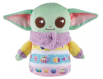 Star Wars Mandalorian Grogu Plush Holiday Themed Baby Yoda 8 Inch (Spring Easter)