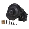 INJORA Complete Gearbox Transmission with Gears Set 1/10 RC Crawler Car Axial SCX10 SCX10 II 90046 Upgrade Part (Black Complete