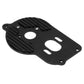RC Motor Mount Heat Sink Plate, Aluminum, for Mini-T 2.0 2WD 1/18 RC Truck(Black)