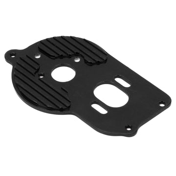 RC Motor Mount Heat Sink Plate, Aluminum, for Mini-T 2.0 2WD 1/18 RC Truck(Black)