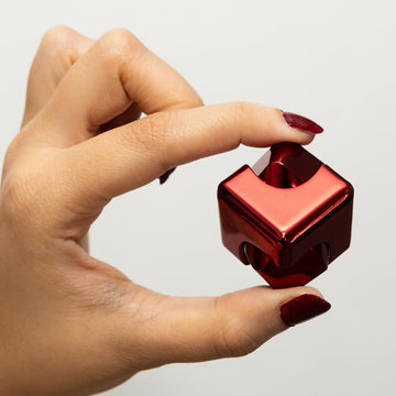 Qubi Cube Spinner 4-In-1 Spinning Toy- Helps With Anxiety, Adhd, Autism, Stress & Focus- Desktop Edc Fidgets Spinner Aluminum Al