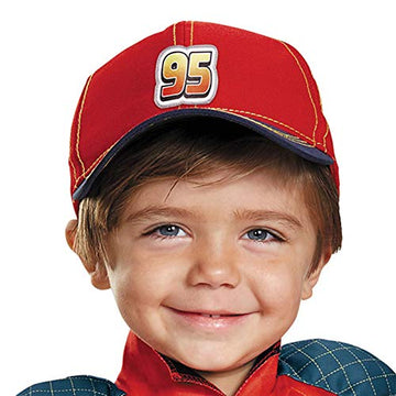 Cars 3 Lightning Mcqueen Classic Toddler Costume, Red, Small (2T)