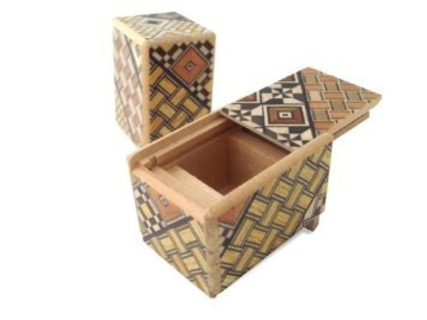Japanese Puzzle Boxes Koyosegi Puzzle Box 2 Sun - 7 Step, Small, Multicolor, Paper Material