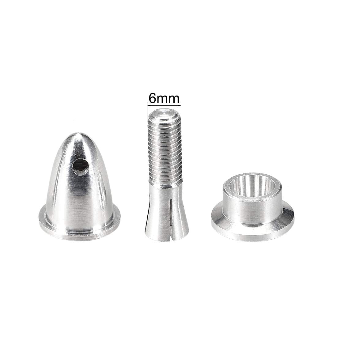 Uxcell Rc Plane Airplane Spinner 6Mm Shaft Motor Propeller Adaptor 4Pcs