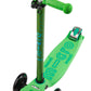 Micro Maxi Deluxe Scooter - 3-Wheeled, Lean-to-Steer, Green, Kids, Model MMD022, Swiss-Designed, Ages 5-12