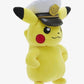 Pokemon Captain Pikachu Plush - 8-Inch Soft Polyester Toy with Hat - Model PKW4689