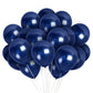 Treasures Gifted Navy Blue Balloons - Blue Metallic Balloons - Marine Balloons - Steel Blue Balloons - Navy Latex Balloons 12 In