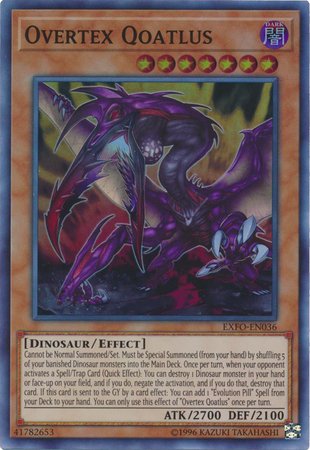 Overtex Qoatlus - Exfo-En036 - Super Rare - Unlimited Edition - Extreme Force