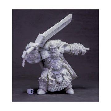 Reaper Miniatures Rem77614 Bones Dark Heaven - Skorg Ironskull  Fire Giant King W3 Huge
