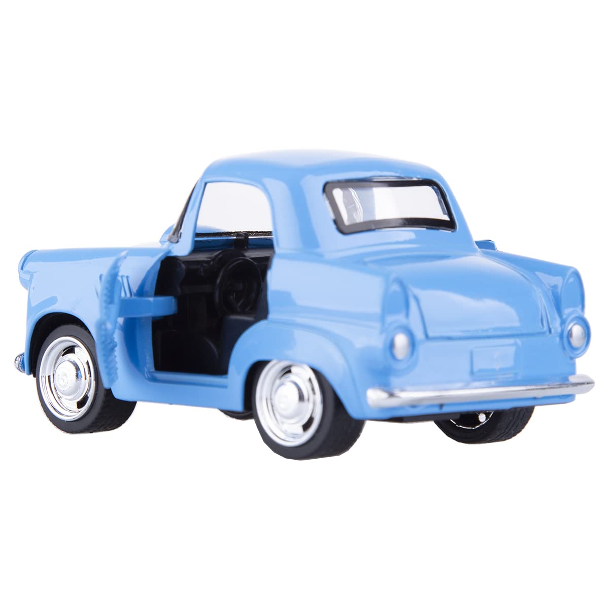 Berry President Die Cast Metal Model Car, 1:38 Pullback Toy Vehicle With Opening Doors, Vintage Classic Car Toys For Kids And Ad