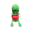 The Trendy Turtle Personalized Mr. Pickle With Love Heart Valentines Day Or Special Occasion Plush Toy - 12 Inches