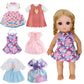 6-Pack 12 Inch Baby Doll Clothes Set - Seasonal Outfits with Dresses & Accessories | Machine Washable Pretend Play for Girls 3-5 | Complete Learning Dress Up Gift Set