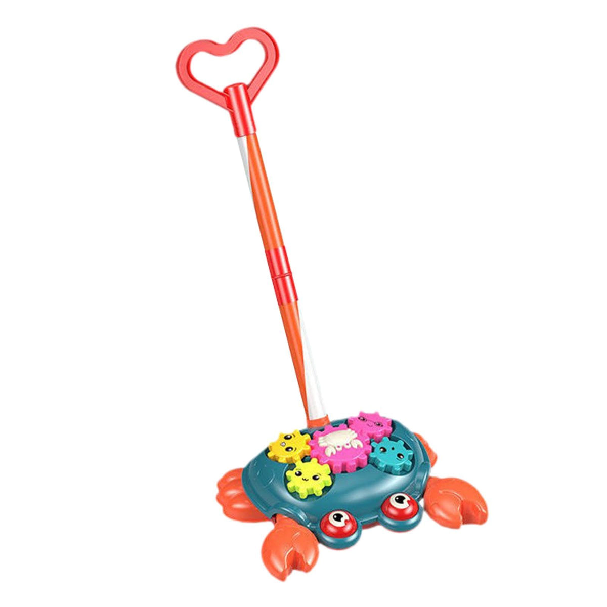 Trendivibe Preschool Learning Activities Crab Push Along Walking Toys For Toddlers Kids| Baby Learning Toy | Infant Activity Toy