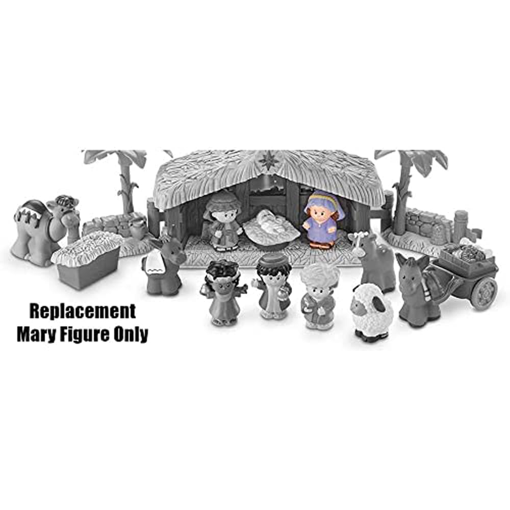 Replacement Part For Fisher Price Little People Nativity Playset- J2404 ~ Nativity Bible Story ~ Replacement Mother Mary Figure