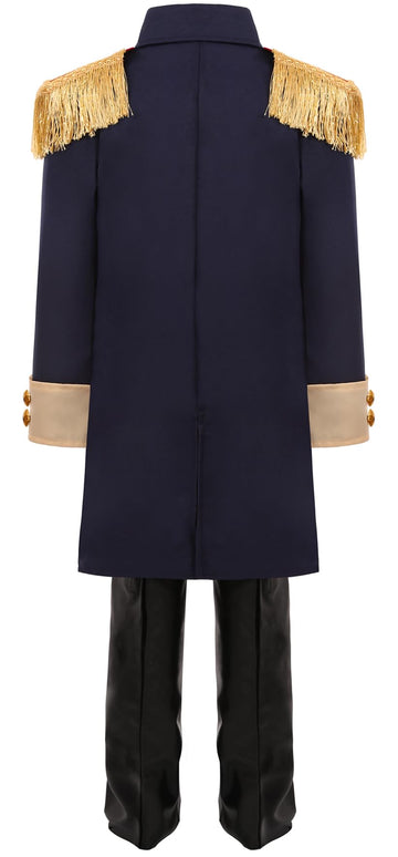 Gortykor Kids George Washington Costume Founding Father Costume For Boys American Colonial Uniform (5-7 Years)