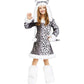 Fun World Snow Leopard Costume, Medium 8-10, White