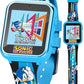 Sonic The Hedgehog Kids Smart Watch - Interactive Touchscreen With Games, Selfie Camera, Step Tracker, Alarm, And Printed Silicone Strap - Fits Wrists 5.5' To 8.0'
