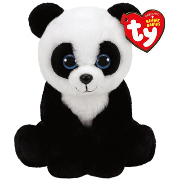 Ty 41204 Baboo Panda Beanie Babies, Multicolored, 15 Cms High