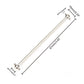 Dogbone Universal Drive Joint Cup Shaft 87mm Steel Silver for RC Hobby Model Car HPI HSP,COJOYS,4PCS (Silver)