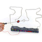 Elbme Buzz Wire Game Funny Diy Interactive Mini Developmental Toy Electric Wire Game For Kids Kids Wire Toy Kids Concentration G