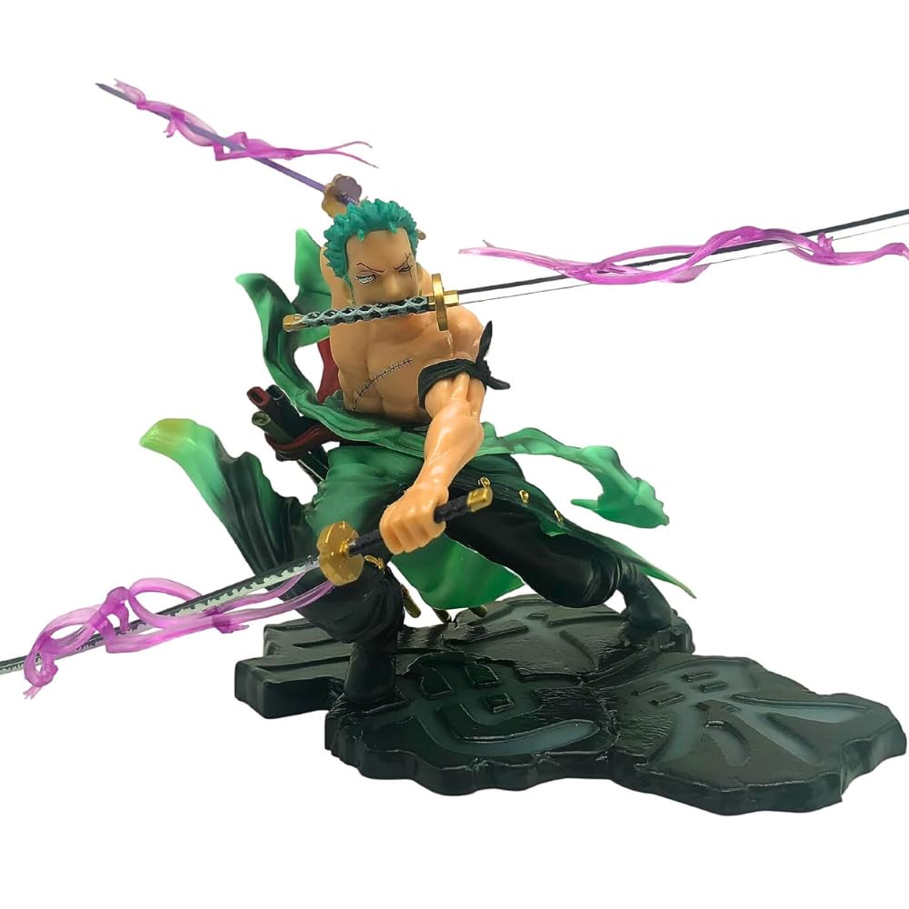 Funfob Anime Action Figure Height -12Cm | Mini Size | Collectible For Anime Fans Pvc Multicolour | Zo-Ro Action