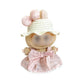 15Cm-17Cm Doll Clothes Suitable For Labubu 17Cm 15Cm Dolls Accessories Sitting No Doll Only Clothes 1Dress+1Hat+1Flower Hairbin