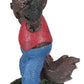 Ebros Day Of The Dead Nursery Tales Villain Pinheadz Monster With Voodoo Stitches Figurine Halloween Collectible Fantasy Mythical Beings Undead Apocalypse Horror Icon (The Big Bad Wolf)