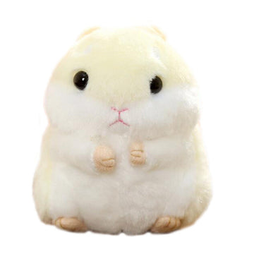 Cuddly Hamster Soft Stuffed Animals Cushion Toy Doll, 4' /10Cm Mouse Plushie Toys Best Birthday Gifts For The Children Kids Baby Toys (Yellow)