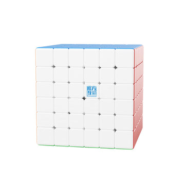 Moyu Meilong 6M V2 6x6 Magnetic Speed Cube, Adjustable Elasticity Magnetic Cube with Stickerless Shape Moves Quickly and Smoothl