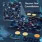 Buffalo Games Starry Night Sky Game - Competitive Sky Mapping - Cardboard - Model 414 - Goal Track Oriented Point System