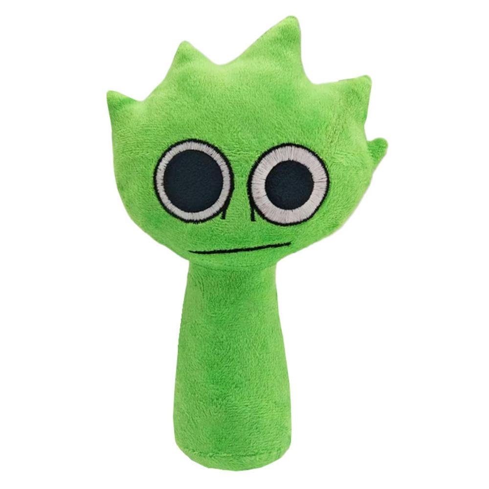 Wehdl Sprunki Plush, 10'' Cute Lime Owakcx Plushies Toy For Fans Gift, Soft Stuffed Figuer Doll For Kids Adults, Birthday Christ