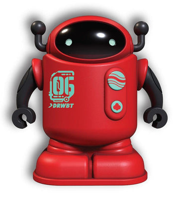 Mukikim Tracerbot - Blue – Mini Inductive Robot That Follows The Black Line You Draw. Fun, Educational, And Interactive Stem Toy With Limitless Ways To Play! Promotes Logic And Creativity Training