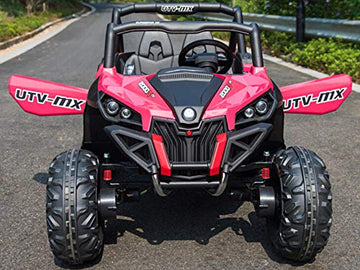 Mini Moto Utv 4X4 12V Pink (2.4Ghz Rc)