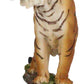 Ebros 7.25' Long Jungle Menace Orange Bengal Tiger Standing On Rock Statue Giant Cat Wild Animal Decorative Figurine