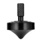 CHEETOP Stainless Steel Spinning Top  Precision Mini Desktop Gyroscope  Kill Time Reduce Stress ADHD Toys  Perfect Balance Gyro (Black Style 3)