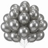 Wanna Party Silver Balloons Latex Party,20 pack 8 Inches for Birthday Decorations, Weddings, Baby Shower, Modelling, Arch