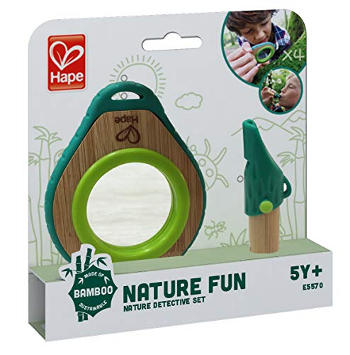 Hape Nature Detective Set| Bamboo & Plant Plastic Detective Playset, Nature Exploration Toys For Outdoor Games