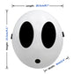 Varuotu Shy Guy Mask White Anime Mask Halloween Mask Funny Face Mask Halloween Costume Cosplay Props Accessories (Boy)