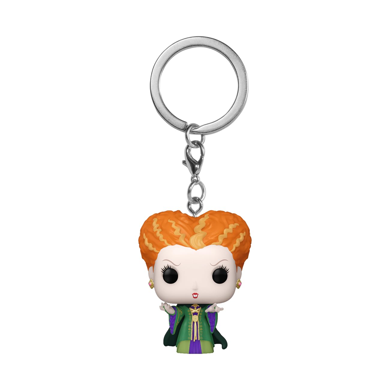 Funko Pop! Keychain: Disney Hocus Pocus 2- Winifred Sanderson - (Smoke) Novelty Keyring - Collectable Mini Figure - Stocking Filler - Gift Idea - Official Merchandise - Horror Fans - Backpack Decor