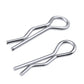 Hobbypark 1/18 Body Clips Small Bent Springy R Pins for WLtoys A949 A959 A969 A979 A959-B A969-B A979-B RC Car Vehicles Replacem
