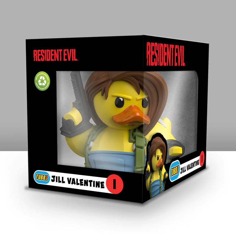 Tubbz Boxed Edition Jill Valentine Collectible Vinyl Rubber Duck Figure - Official Resident Evil Merchandise - Horror Tv, Movies & Video Games
