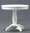 Classics By Handley Dollhouse Miniature Round End Table (White)