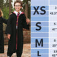Qaq-Cosplay Kids Wizard Cosplay Costume - Magic Robe With Accessories Set For Boys & Girls - Halloween, Birthday Party, Cosplay