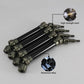 RCAWD 4X Slider Front/Rear Drive Shaft Set for 1/10 Arrma 1/10 Big Rock 4X4 V3 3S Blx Brushless Monster Truck RTR Upgrade Parts(