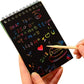 Evissa Scratch Note Colorful Magic Art Craft Kit | Multicolor Scratch Book For Kids Aged 3-12 | Creative Drawing Activity Toy | 