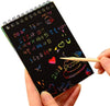 Evissa Scratch Note Colorful Magic Art Craft Kit | Multicolor Scratch Book For Kids Aged 3-12 | Creative Drawing Activity Toy | 