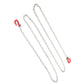 POCREATION RC Tow Hook Chain, U Shaped Tow Hook Trailer Chain Tow Hook Steel Tow Rope Assemble Parts for RC Climbing Crawler Car